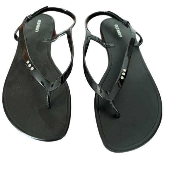NWOT Old Navy Women’s Jelly T-Strap Sandals - Picture 1 of 4